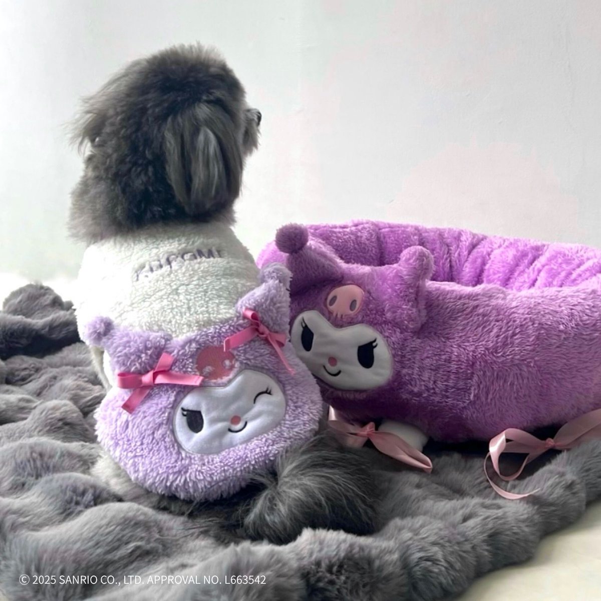 Sanrio×#ASKNOWASplus ペット用のプルオーバーとラウンドベッドが登場