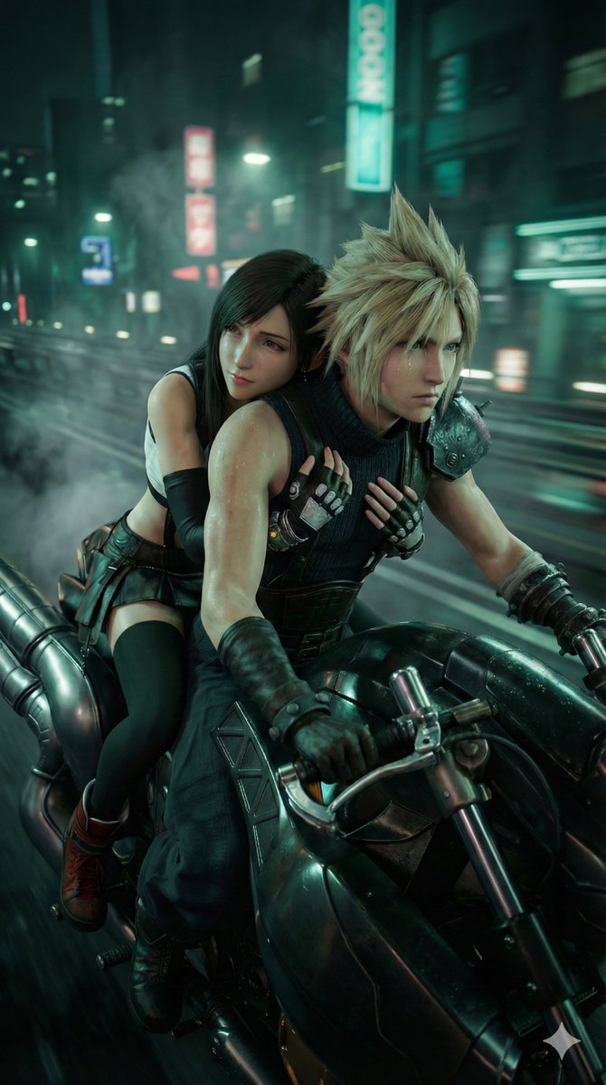 “Two lost souls. One broken city. An old promise under the stars that simply refuses to die.”
#TifaLockhart #Cloudstrife  #FinalFantasyVII #FF7Remake #FF7Rebirth