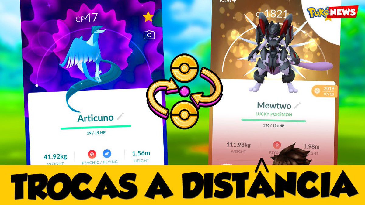 URGENTE! TROCAS REMOTAS FINALMENTE CHEGARAM AO POKÉMON GO
youtu.be/Ed_ZnE1XQEw