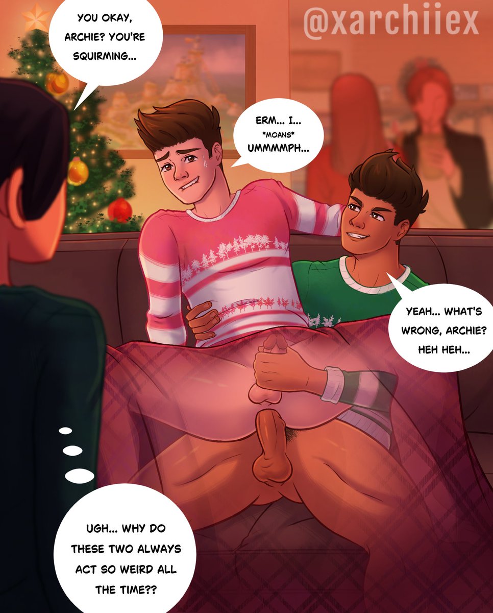 comm for <a href="/Ricoski_/">Ricoski 😏🎮🔞</a> 

Archie and Ajax went to their friends' Xmas Party, but hormones took over again again! 🤭🍆💦

Will they get caught? Or are they going to get away again? 🤔

#yaoi #gay #chudai