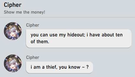 ᅠᅠ⭑∗ ✦ ›ᅠᅠ 𝕮͟𝗶͟𝗽͟𝗵͟𝗲͟𝗿͟ 𓈒 tweet media