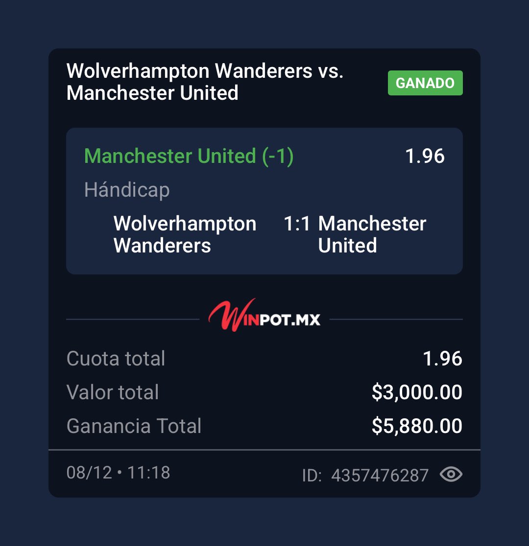 Así como terminamos ayer, empezamos hoy,siguen cayendo los verdes en el premium, al United nada más hay que saberle cuando 🔥💪🏻