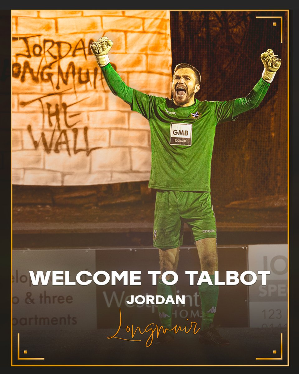 🧤 We are delighted to announce the signing of former Pollok shot-stopper Jordan Longmuir on a short term deal until the end of the season!

Welcome to Talbot, Jordan!

#eppp