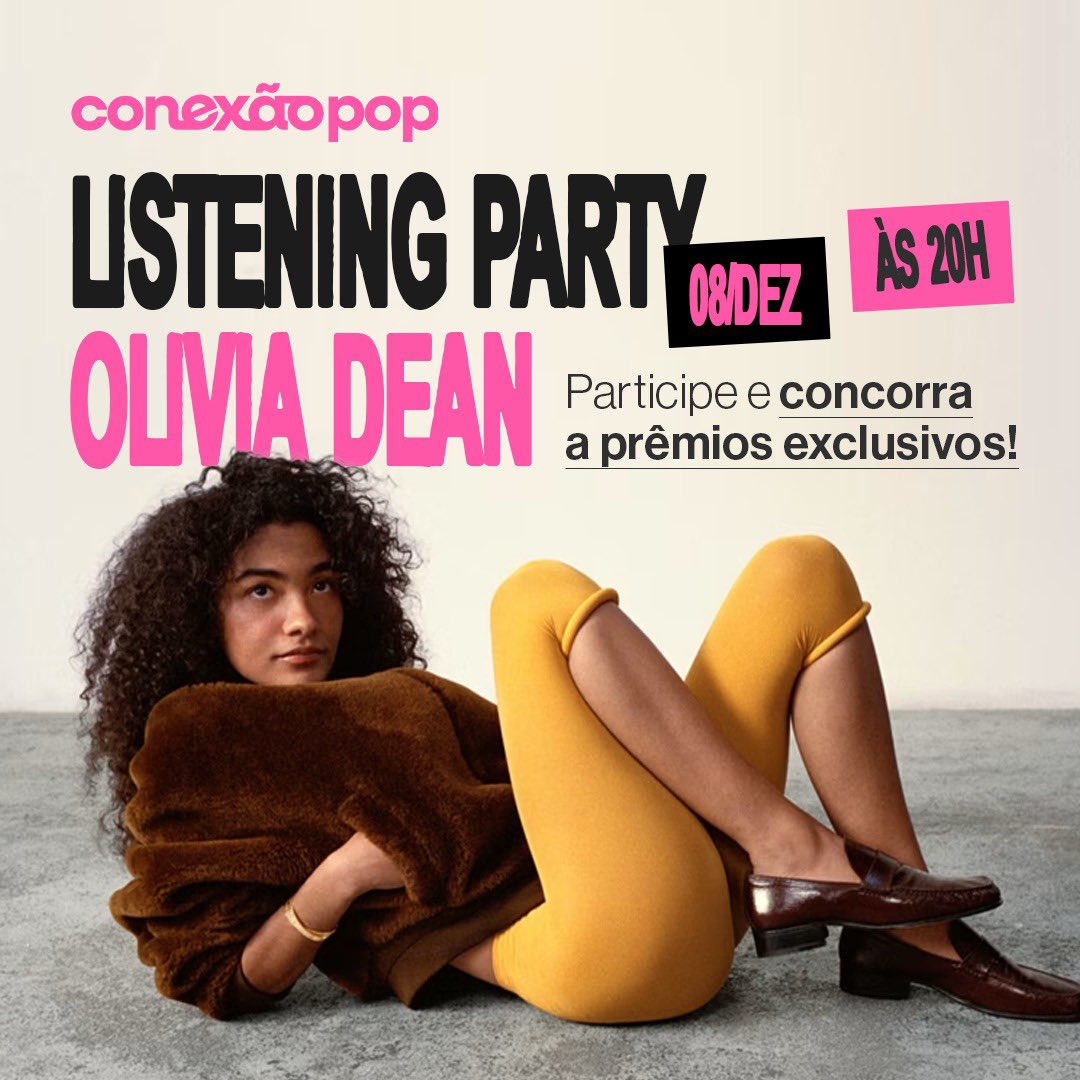 conexaopopsite's tweet photo. 🎧 DAQUI A POUCO! Às 20h tem Listening Party da Olivia Dean no Stationhead! Cola com a gente e concorra a prêmios exclusivos. 💖✨ https://t.co/znm0n2yXC7