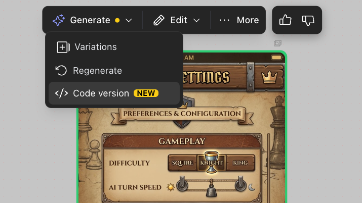 stitchbygoogle's tweet image. Welcome to Shipmas Day 1. 🚢🎁 We have a new ship every day this week and a big launch Wednesday! 

First up: We’re unlocking the Redesign Agent by taking the image output and letting you generate code.

Powered by Nano Banana Pro, our agent has been taking a screenshot of your…