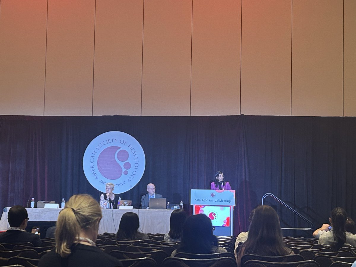 lymphomaphilia's tweet photo. Dr. Ananth rocks the stage with data from her time at Stanford questioning whether we “need” PET/CT post CAR-T in LBCL if uMRD6 at D=14! 

Great presentation, UNMC is lucky have her as faculty! https://t.co/nJ0kSI0cT2