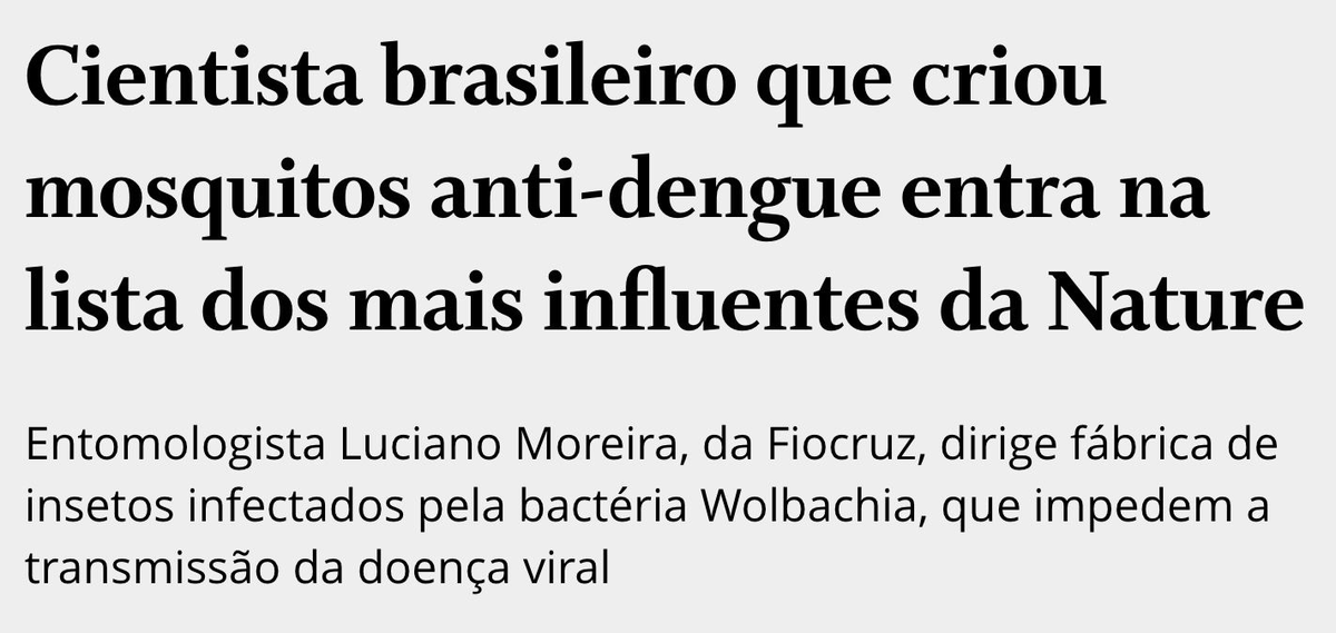 Um grande motivo de orgulho para a ciência brasileira. O pesquisador Luciano Moreira entrou na lista das dez pessoas que mais ajudaram a transformar o mundo científico em 2025. O reconhecimento veio da revista Nature, uma das mais prestigiadas publicações acadêmicas do mundo.