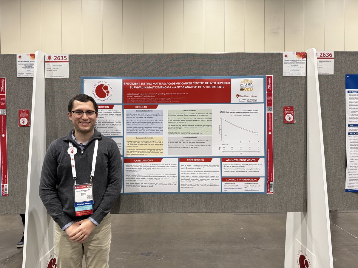 cvelezmejia's tweet photo. Mind-provocative work from the Lymphoma Research Group #ASH25
#ASHEducation #ASHTrainee
@ASH_hematology @VCUMassey @VCUHealth @e_toro123 @AEDiazMD @DocOncMD @DrRobWinn @mayscancer https://t.co/zqTI6v4TFh
