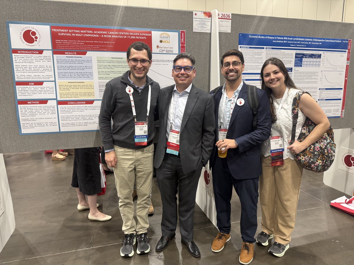 cvelezmejia's tweet photo. Mind-provocative work from the Lymphoma Research Group #ASH25
#ASHEducation #ASHTrainee
@ASH_hematology @VCUMassey @VCUHealth @e_toro123 @AEDiazMD @DocOncMD @DrRobWinn @mayscancer https://t.co/zqTI6v4TFh