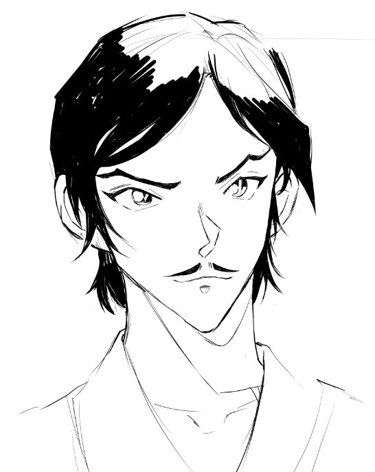 結構前に描いたCパート模写高明。