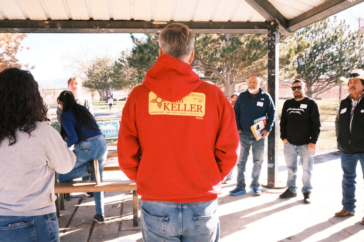 timkellernm's tweet photo. Huge gratitude to every volunteer who canvassed with us yesterday — this is how elections are won! 💛 With E-Day tomorrow, we’re taking this GOTV energy all the way to the finish line.
Every door, every call, every vote. Let’s do this, ABQ! 🌄🗳 #KeepKeller #DefendABQ #GOTV https://t.co/zCmDS3LT5N