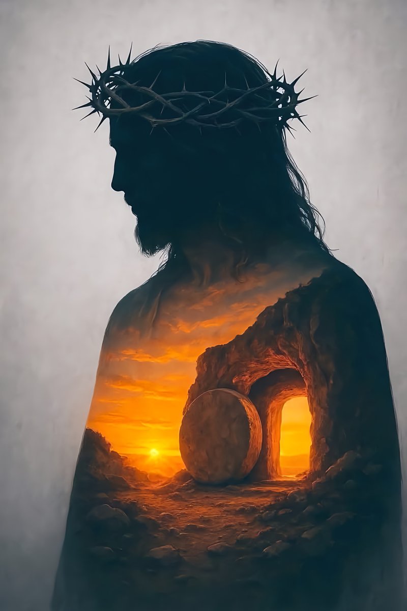 Aestheticswallz's tweet photo. Christ is risen. https://t.co/sinGNKDRrF