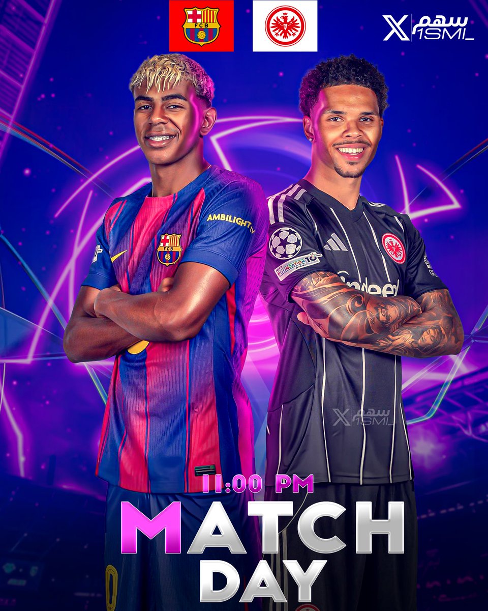 🚨🚨🚨🚨🚨🚨🚨🚨🚨🚨🚨🚨🚨🚨

يوم المُباراة .. يوم القمّة .. برشلونة في مواجهة قوية!!!

🔴 فرانكفوت x بـرشـلونة 🔵

🏆 دوري ابطال اوروبا — الجولة 6 

⏰ 11:00 مساءً بتوقيت مكة

🏟️ الكامب نو

🖥️ beIN Sport 

🎙️ علي محمد علي

مباراة مهمة لبرشلونة يحتاج الفوز وبشدة!!!!🔥