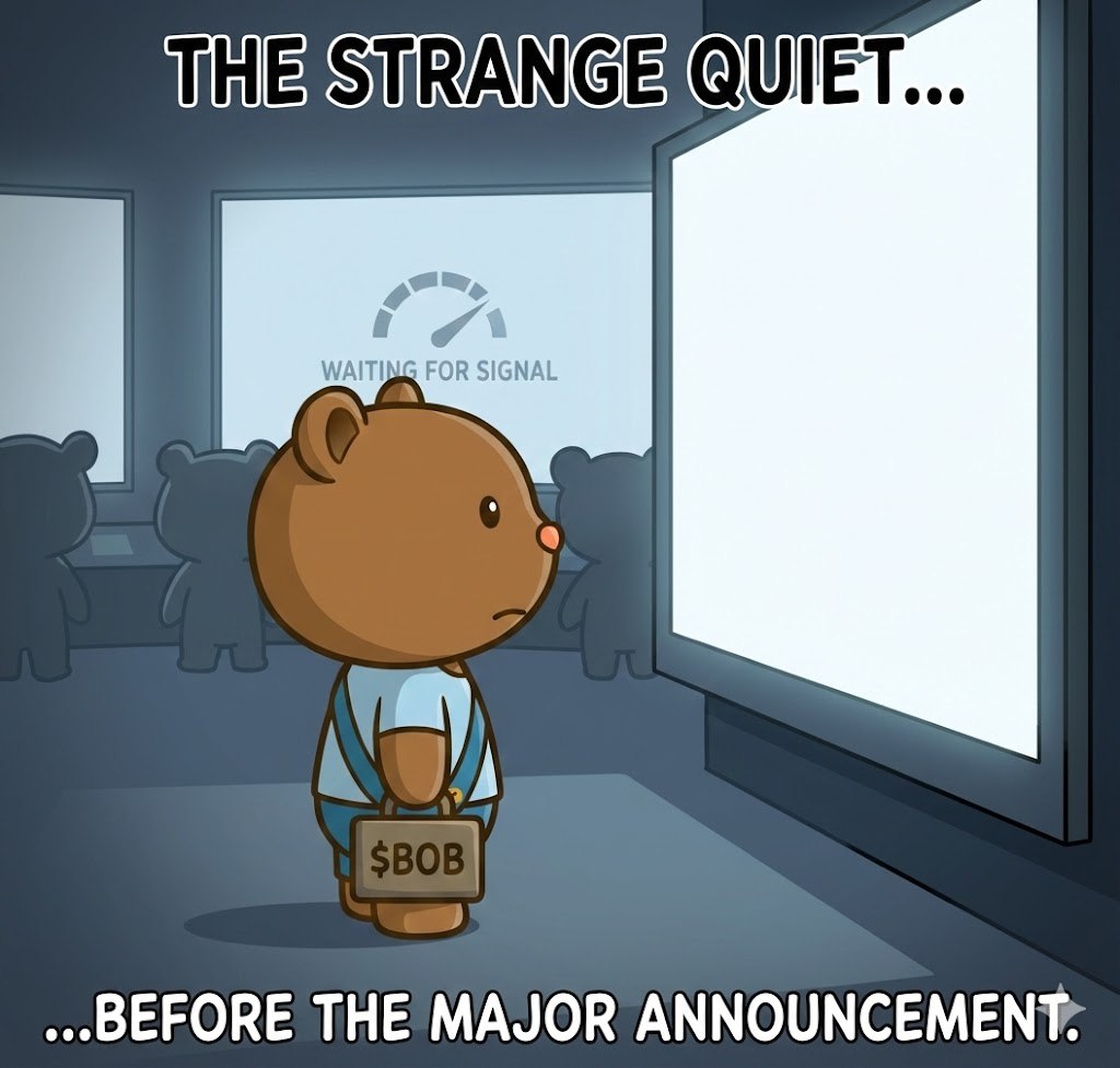 It feels like we’re right before the announcement phase.

That strange quiet before major exchanges make a move.

$BOB has all the signs