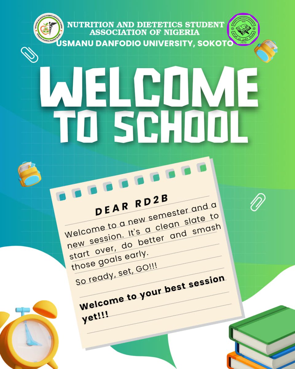 NADSAN_UDUS's tweet photo. Welcome back to campus, RDs2B! 🤭
We hope you had a good break. Wishing you a stellar semester and session ahead! ✨ https://t.co/shEvtDpBkS