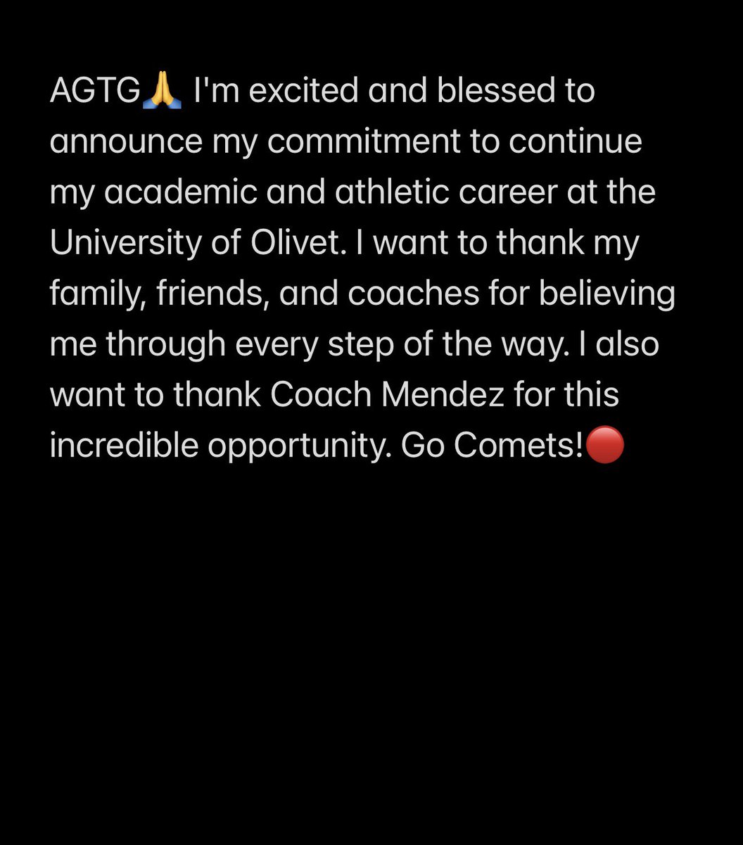 tbaseball08's tweet photo. Commited! Go Comets🔴
@smendez_3 @UOlivetBaseball @RyanFitz9 @CommitCircuit https://t.co/1zGcezNeEq