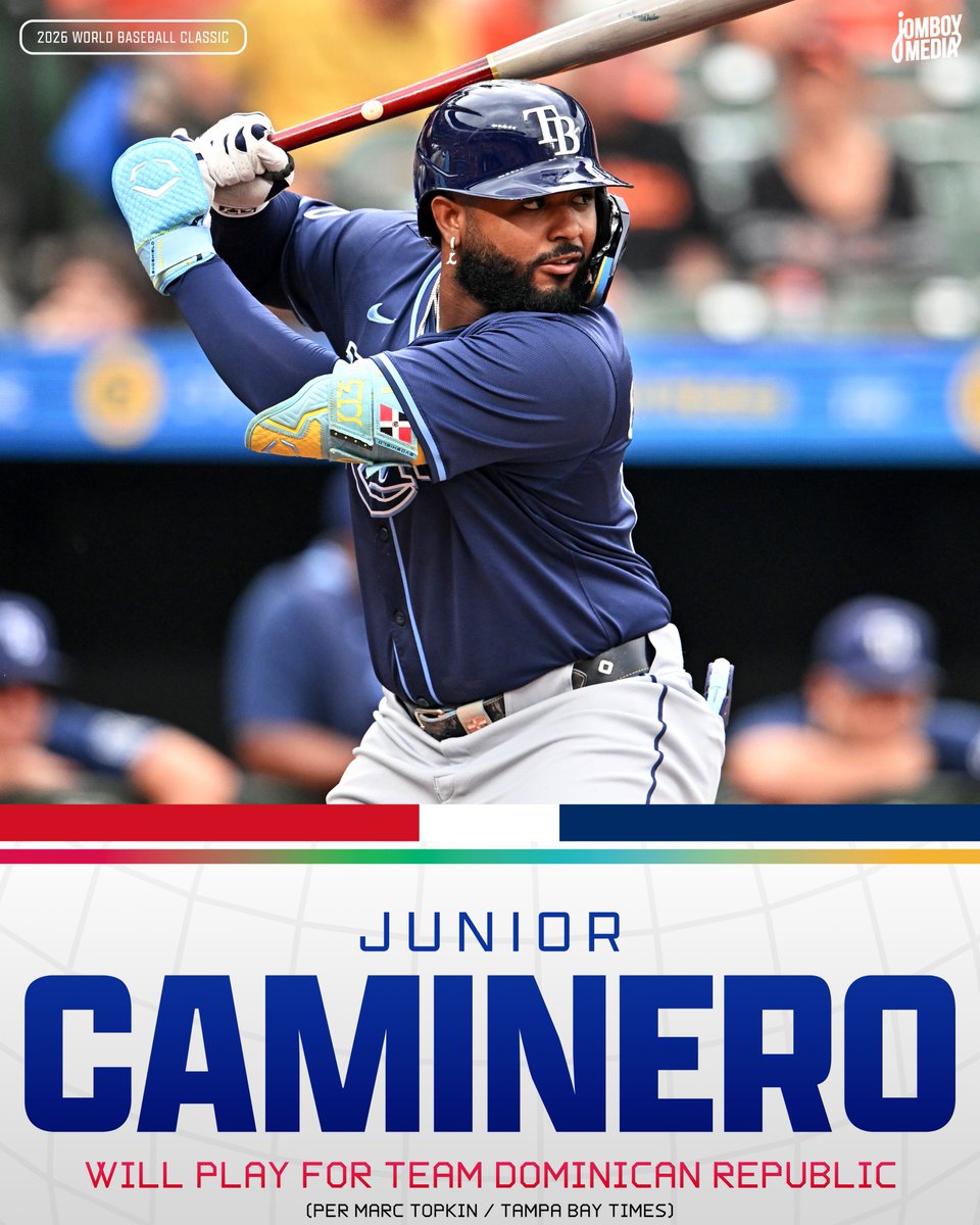 Junior Caminero will join Team Dominican Republic at the WBC