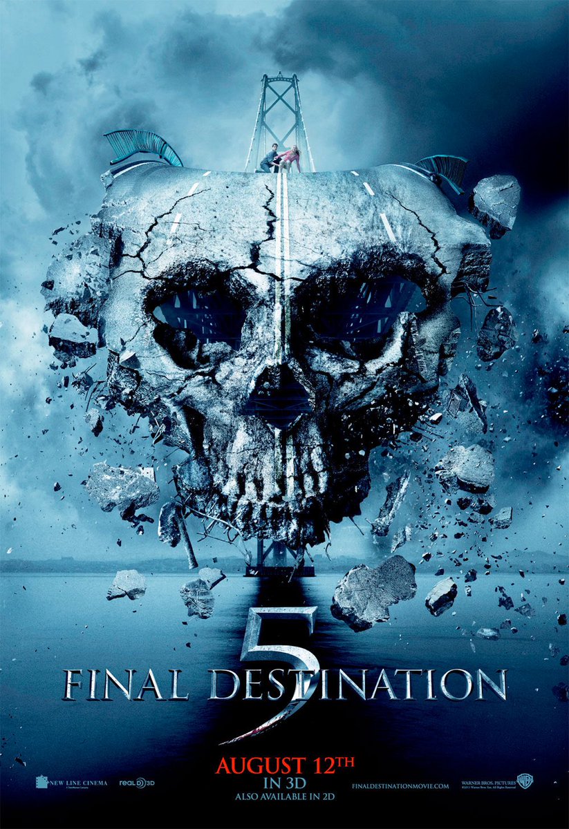 slashersxo's tweet image. I think #FinalDestination5 is
a top tier horror prequel!