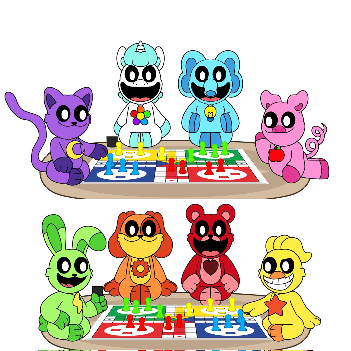 catnap575's tweet photo. Ludo Game
#PoppyPlaytime #SmilingCritters #catnap #dogday #HoppyHopscotch #kickinchiken #bobbybearbug #craftycorn #bubbabubbaphant #pickyPiggy https://t.co/0t6OFcYBX0