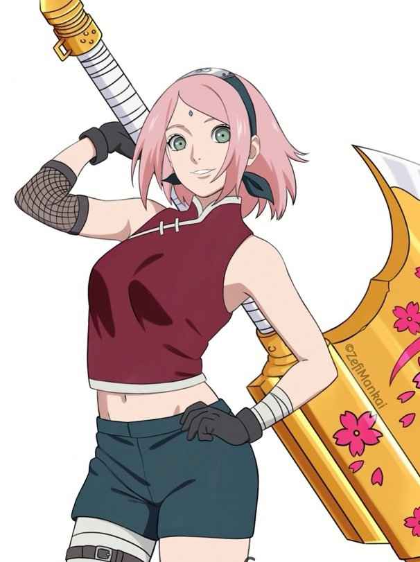 ZefiMankai's tweet photo. Sakura: Cute but will crush you 🌸💥 https://t.co/955bqsYjxp