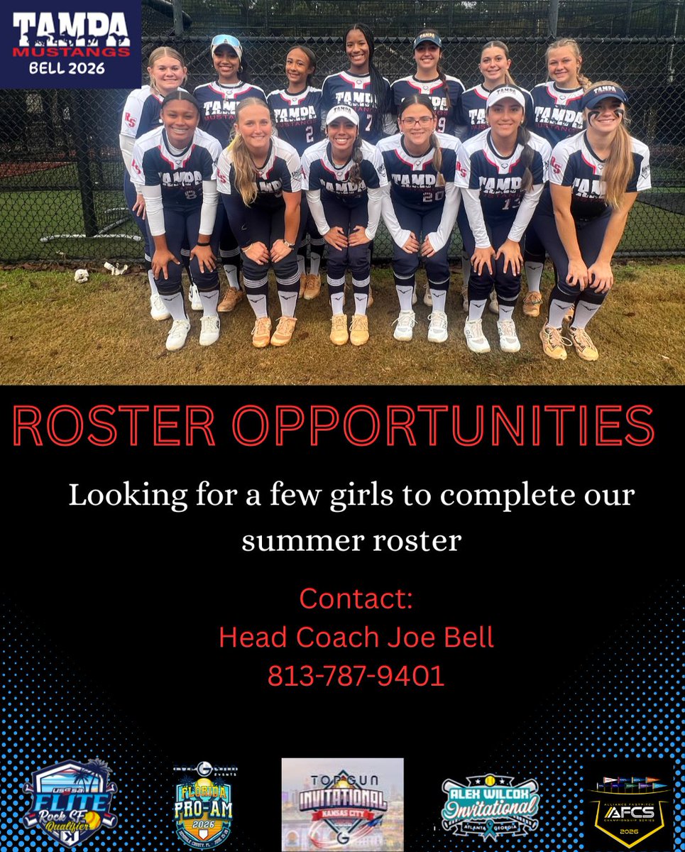 Tampa Mustangs Bell 2026 tweet media