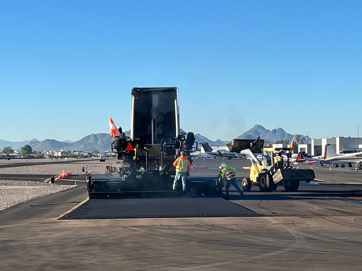SDL is excited to see the Rehabilitation of Gate 1 and Bypass Taxilane Pavement Improvement project begin! 
🚧🚧
The rehabilitation will involve milling of the pavement, repaving, and replacing the pavement markings. 

Stay tuned for updates on the project!