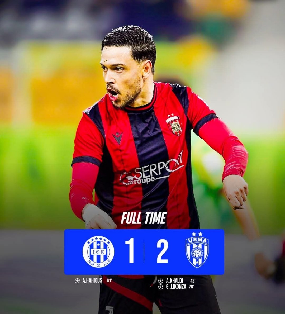 SWorld77267's tweet image. 🏁 JS Kabylie 1-2 USM ALGER 

📊 USM Alger returns with a valuable away victory!

✨ The Red and Black team triumphs over JS Kabylie, reaching 18 points and securing fourth place in the Algerian league standings.
#LIGUEMOBILIS | #Allezlesrouges 🔴⚫