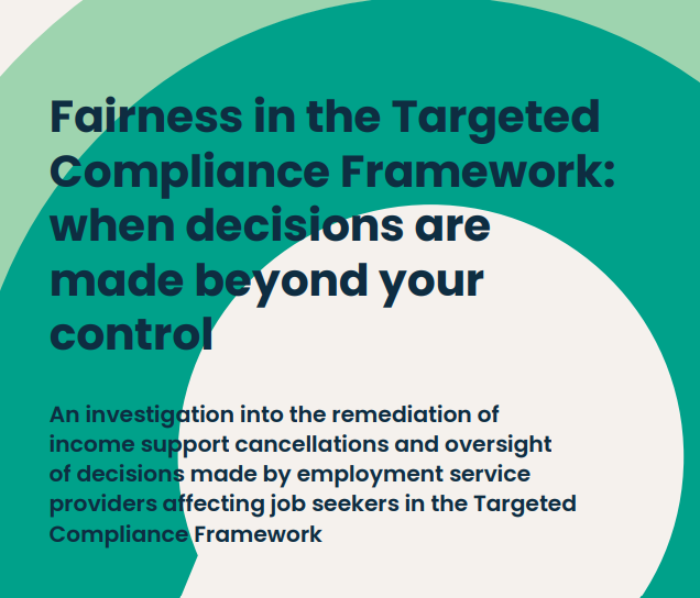 JeremyPoxon's tweet photo. #BREAKING: The Commonwealth Ombudsman has published their investigation into the Targeted Compliance Framework &amp; Mutual Obligations system   

Their findings on the Department's administration of many parts of the system are incredibly damning 👇https://t.co/2bhh8novZu https://t.co/3M9HEXfbAa