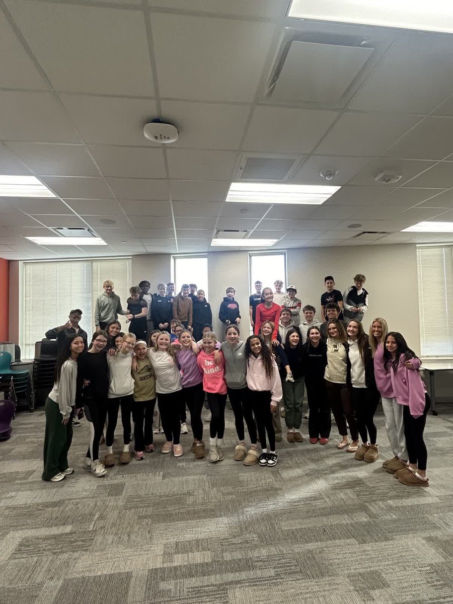 Last club of the semester at Moore MS.