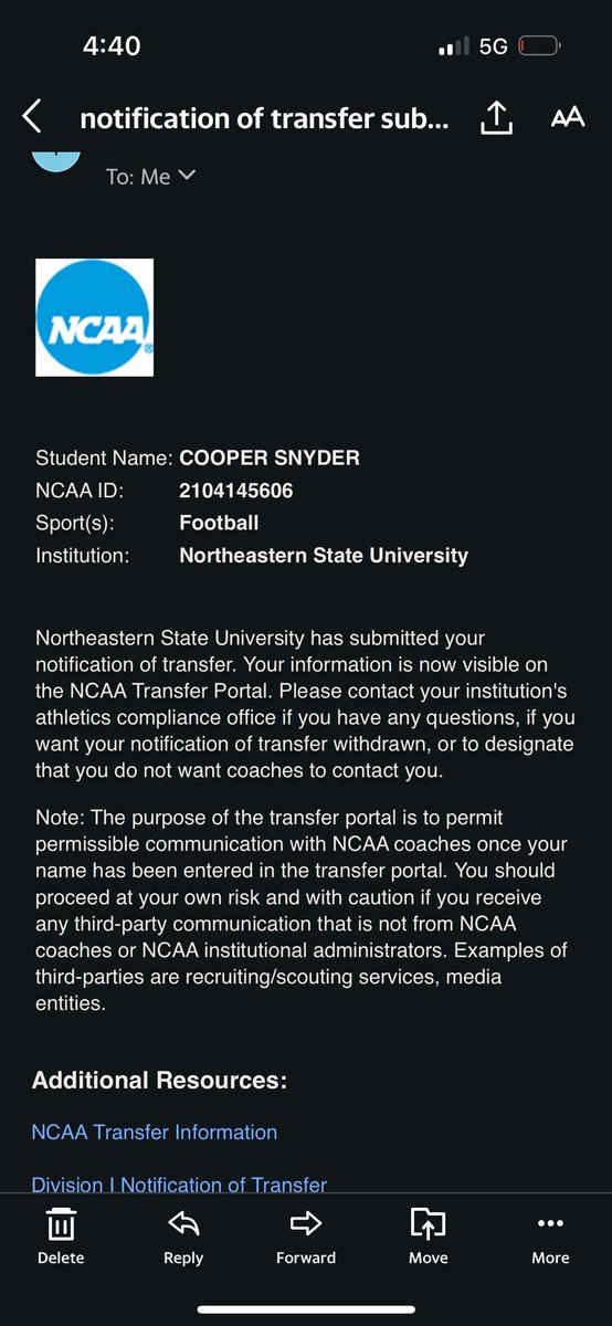 coopersnyder41's tweet image. It’s official!