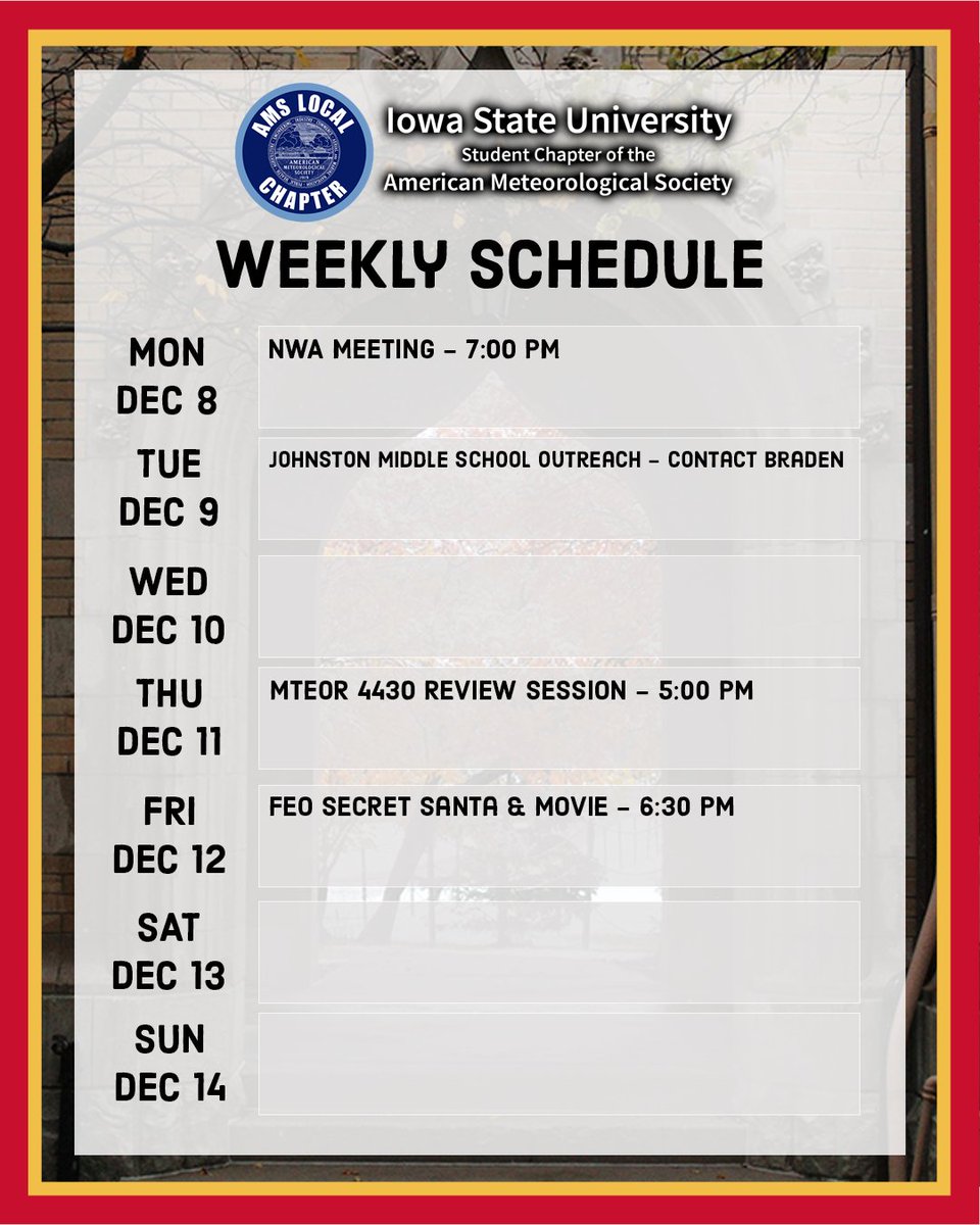 Iowa State AMS tweet media