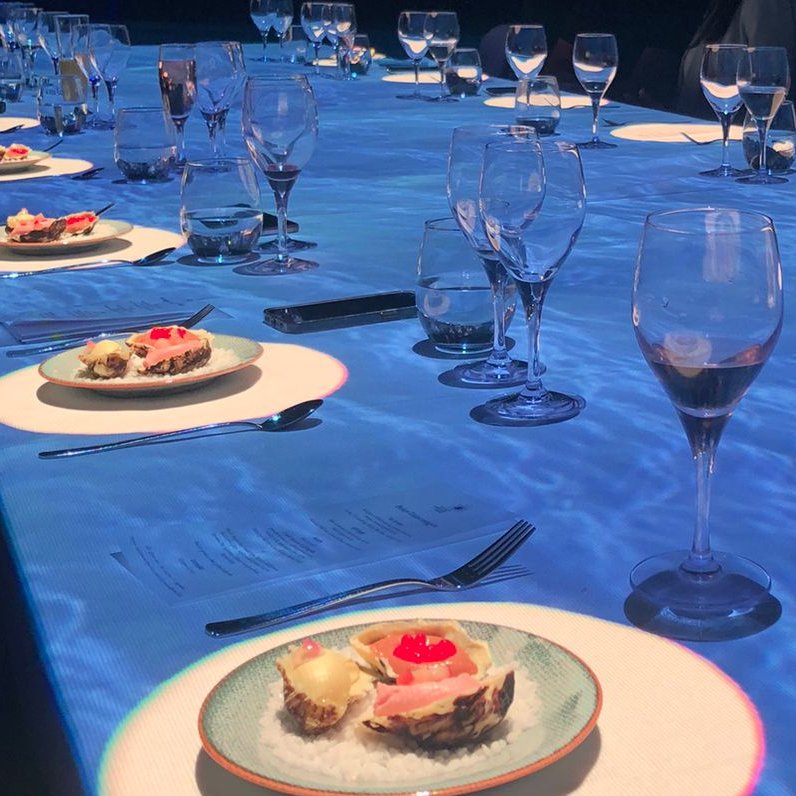 AOGevents's tweet photo. Sustainability and innovation were on show at yesterday’s ACC Sea to Plate client lunch! From eco-focused menus to new above-table AV and immersive projections, guests enjoyed a fresh take on food and experience. Contact us to bring your next event to life!
@adelaidecc https://t.co/ONVDu5cVtH