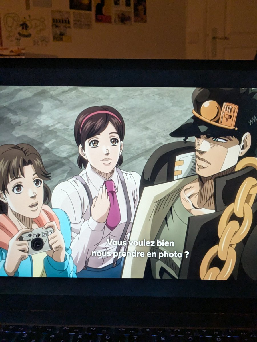 emilielefruit's tweet image. we approached them with nothing but respect. Jean Pierre Polnareff was so sweet and willing. the big sigma bitch on the right had the craziest attitude. girl relax. and bitch you're not even fitted. you didn't even fight and you're so mean to your mom.