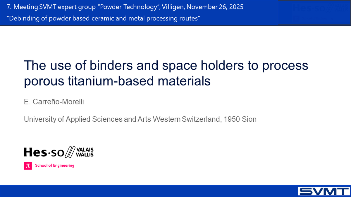 CarrenoMorelli's tweet photo. Glad to give a talk at the Annual Meeting of the Powder Technology  Expert Group from the Swiss Association for Materials Science and  Technology. 
Held in Villigen at ANAXAM Technology transfer center, followed by a tour of the synchrotron SLS-PSI

@psich_en @hessovalais @hes_so https://t.co/vpUZgkBeKU