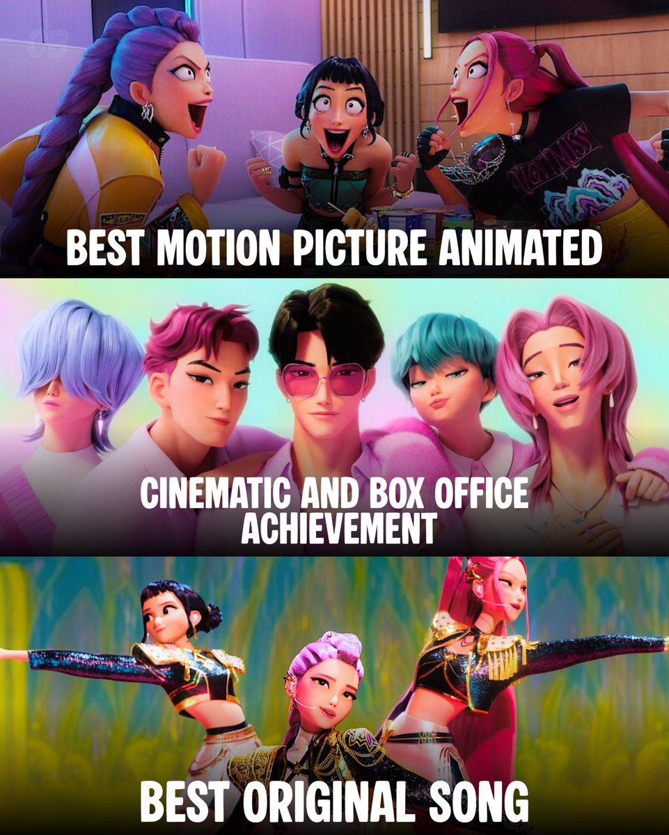 ‘KPOP DEMON HUNTERS’ becomes one of the most-nominated animated films ever at the Golden Globes.