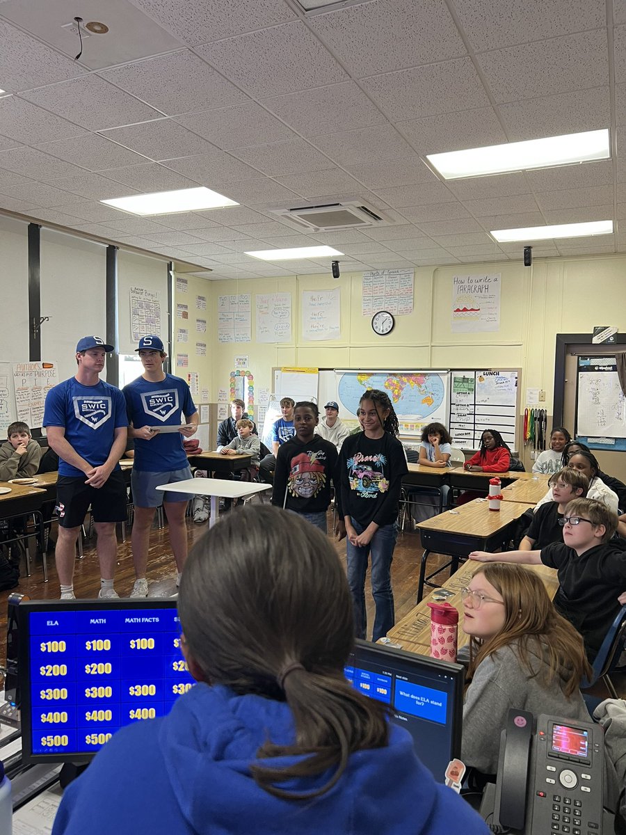 casey_fair95's tweet photo. Some of our guys headed over to a local elementary school last week to test our knowledge in 5th Grade Jeopardy against one of the 5th grade classes. 

@BlueStormBSB 

 #UseYourPlatform https://t.co/FxzfVmUKnk