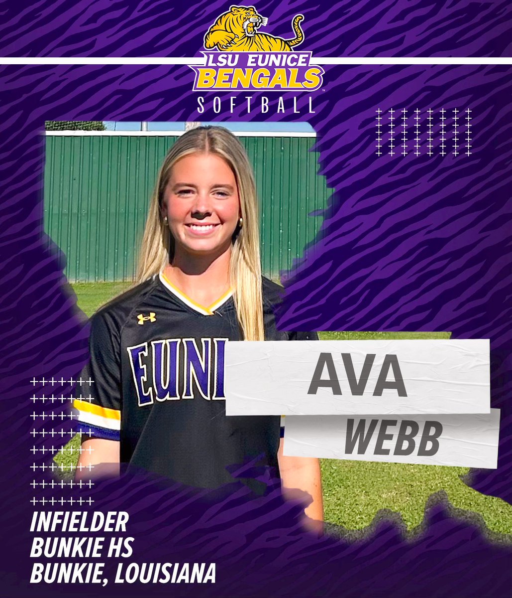 ava_webb3's tweet photo. I’m so blessed to announce my commitment to LSUE to continue both my athletic and academic careers! I’m super grateful for my amazing family, coaches, and teammates who have shaped me into the player I am today. Thank you, Jesus, for this incredible opportunity. GEAUX BENGALS!! 💜💛

@CoachCollins_11 @sierracrimson @LSUEBengalsSB @Defense_Mindset @UNITED_18U @United16u @VanceDaKid @446Sports @CenLaPrepsLLC @GeauxPrepsLA @ExtraInningSB @LineDsoftball