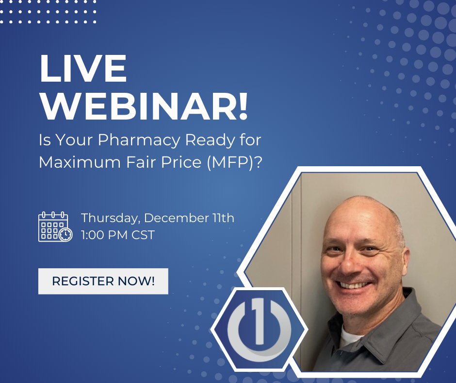 LibertySoftware's tweet image. Is your pharmacy ready for Maximum Fair Price

The Inflation Reduction Act is reshaping reimbursement, and MFP is at the center.

Join Liberty Software and pharmacist Martin Dennis on December 11 at 1:00 pm Central for a 35-minute webinar.hubs.ly/Q03XnfYQ0