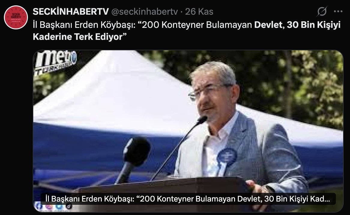 Devletin Depremzedeye gönderdiği 320 konteyneri insanlara tahsis edeceğiniz yerde ite köpeğe barınak yaptınız sonra da utanmadan "200 konteyner bulamayan devlet 30 bin kişiyi kaderine terk etti" dediniz. Sizin yatacak yeriniz yok ulan....