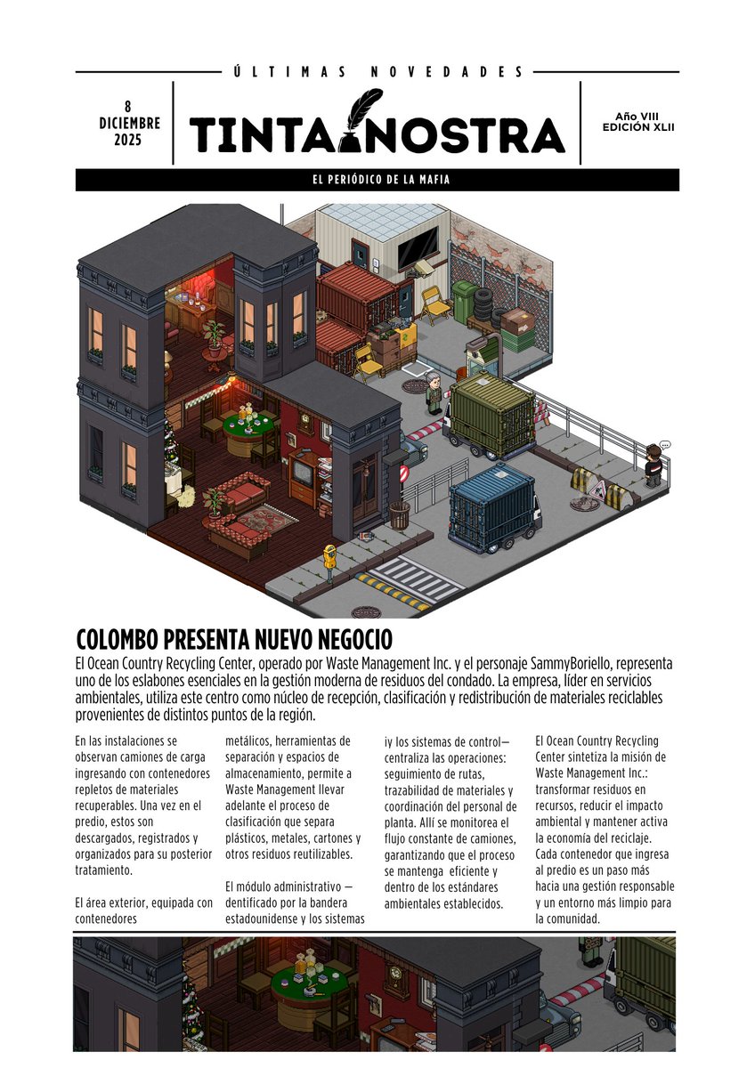 Tinta Nostra.  

Año: VIII. 
Edición: XLII.  
Fecha: 8/12/25.

Escrito por A. F. Tabuzzi.