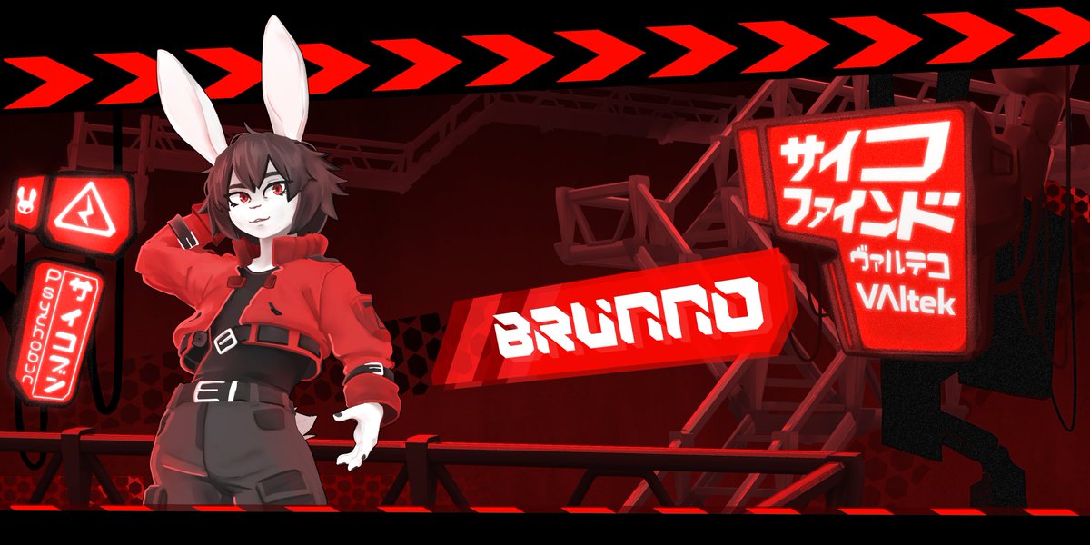 Brunno wallpaper I made for a desktop mousepad, I merged 3d and 2d elements 😇

#Kemono #scifiart