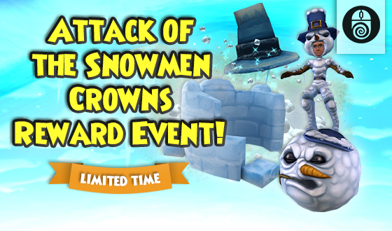 Snowball incoming! ☃️

Now through Friday, December 19th, the more Crowns you spend in-game, the more BONUS rewards you get. Earn the Hat Trick Teleport Effect, Abominable Costume, and so much more! eu.wizard101.com/game/attack-of… #Wizard101Europe