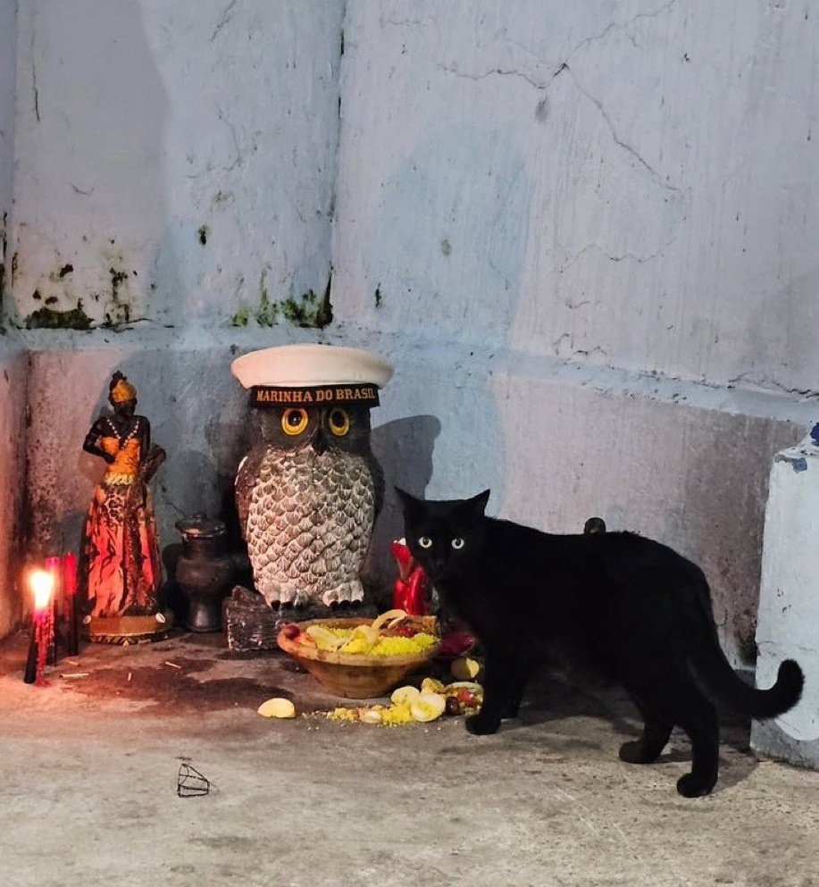 OrixaEncantado's tweet image. Que Exu me proteja daquilo que não posso ver!