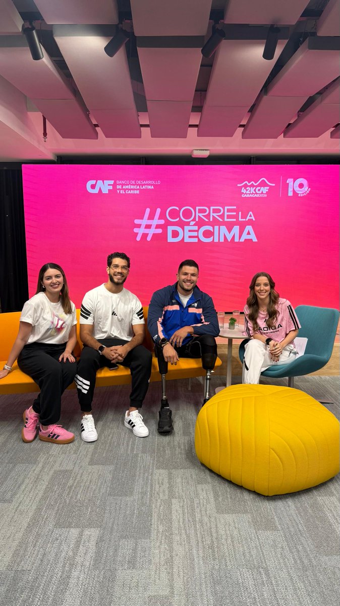Iniciamos nuestro tercer live rumbo al #MaratónCAF
¡La disciplina como clave para alcanzar la meta!
Aquí conocerás historias que te motivarán a vivir al máximo esta décima edición de la fiesta deportiva más grande de Venezuela.
#CorreLaDécima
Conéctate aquí: