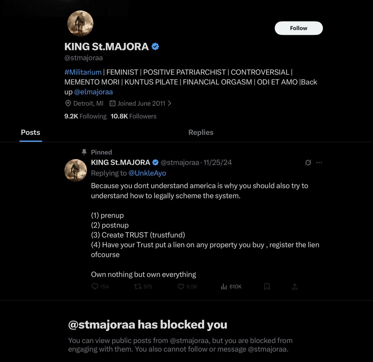 Talked all that shit and ran like a bitch