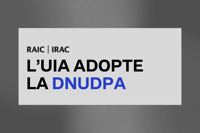 RAIC_IRAC's tweet photo. L’Union internationale des architectes (UIA) a officiellement adopté la Déclaration des Nations Unies sur les droits des peuples autochtones (DNUDPA). En savoir plus : https://t.co/em6HbvVbKn

#UIA #DNUDPA https://t.co/gjx5i2eZXd