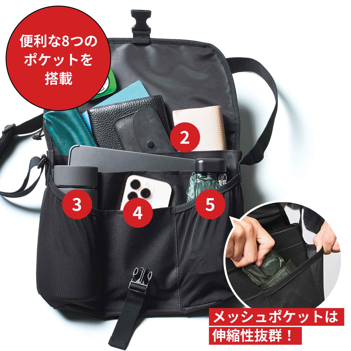 ◤本日発売◢| 『MonoMax』2026年1月号 特別付録【 SHAKA 8ポケット