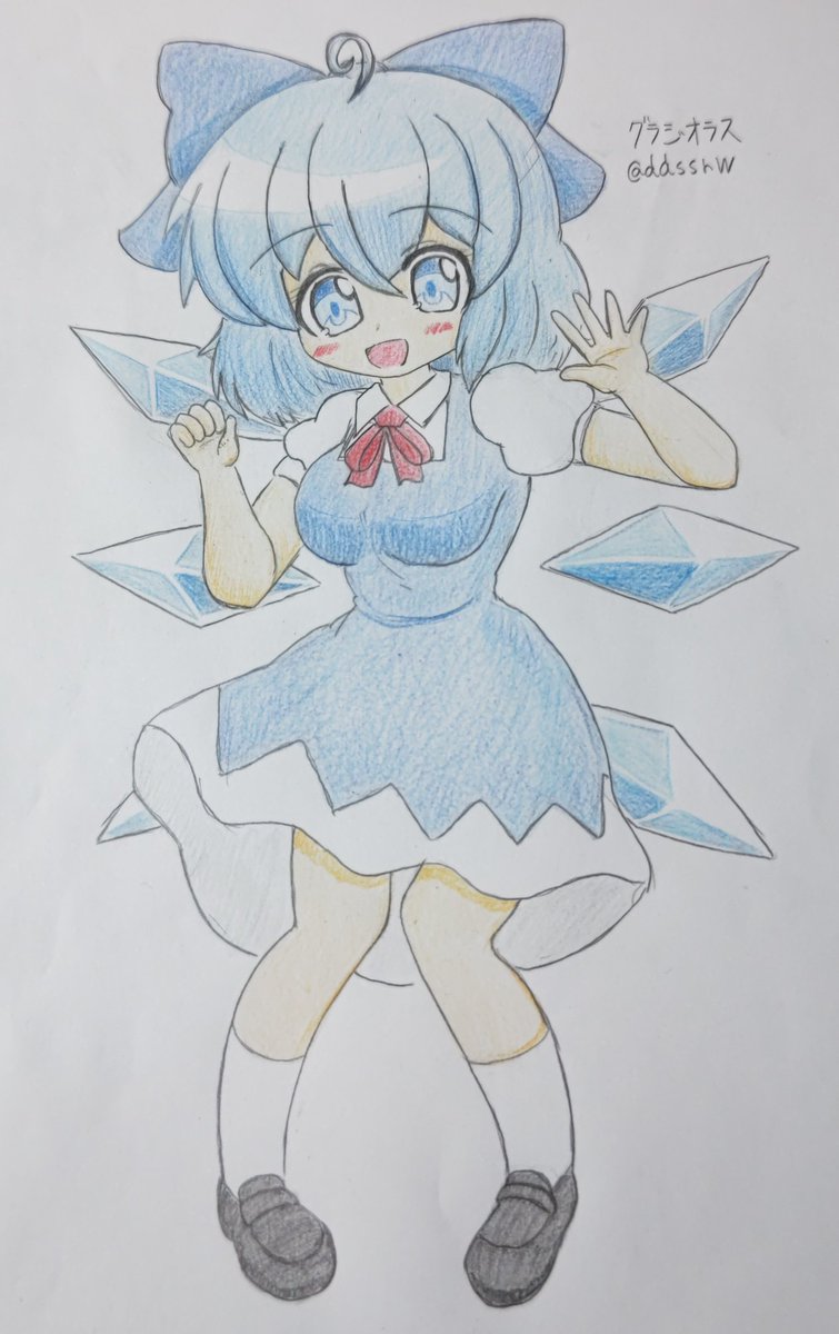 #毎月9日はチルノの日
チルノちゃん。