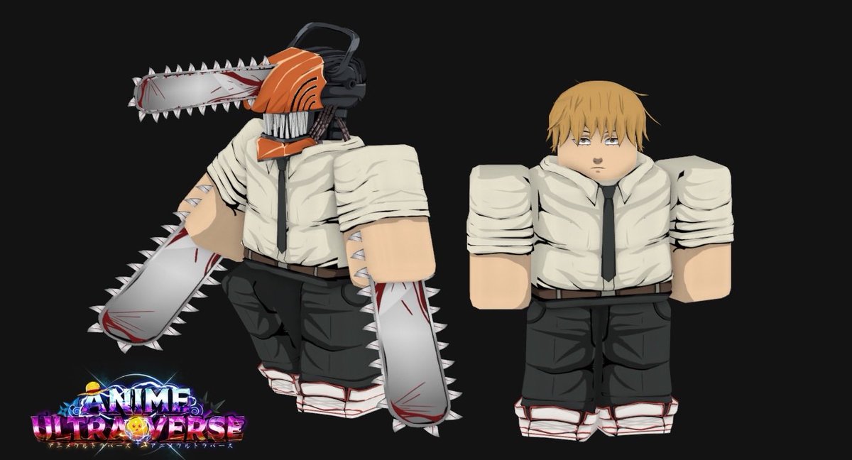 _DevSolo's tweet image. Denji CSM - Anime Ultra Verse ( face not mine ) #Robloxdev