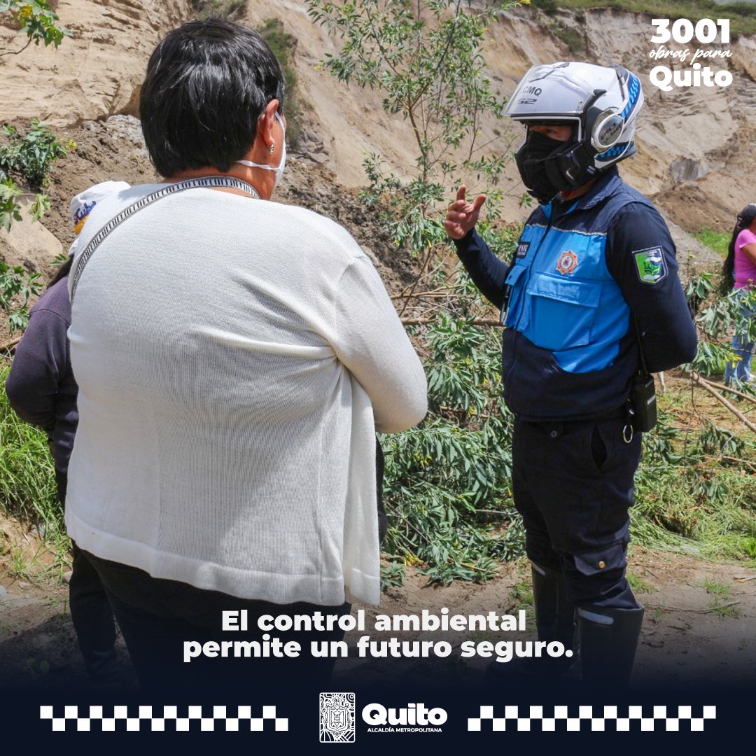 👮🏻👮🏻‍♀️🌳 #QuitoVerde l El control ambiental ayuda a mantener la calidad de vida en la ciudad. 🫶🏻

#SomosAgentesDeQuito 💙